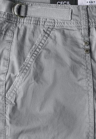 CECIL Regular Cargo Pants in Grey