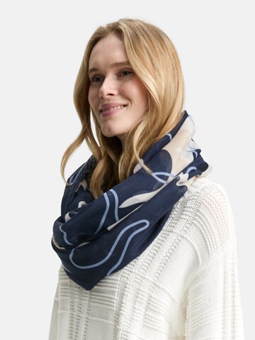 TOM TAILOR Tunnelsjaal in Blauw