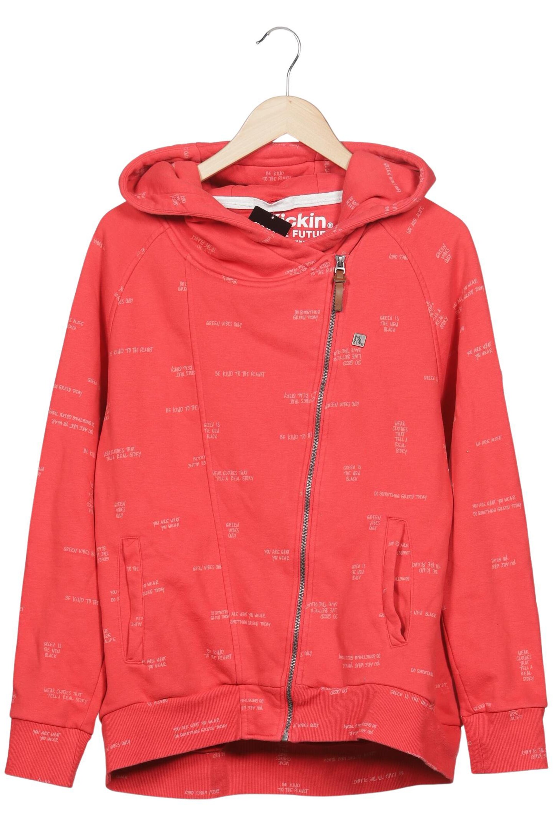 alife & kickin Sweatshirt & Zip-Up Hoodie in XL in Red: front