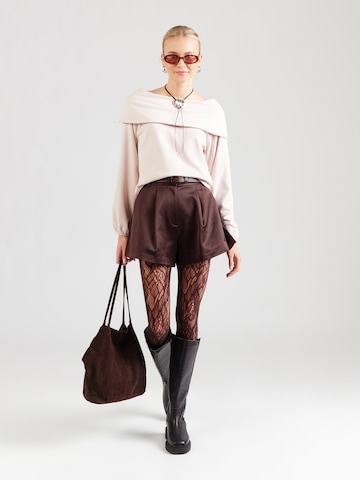 Sweat-shirt monari en rose