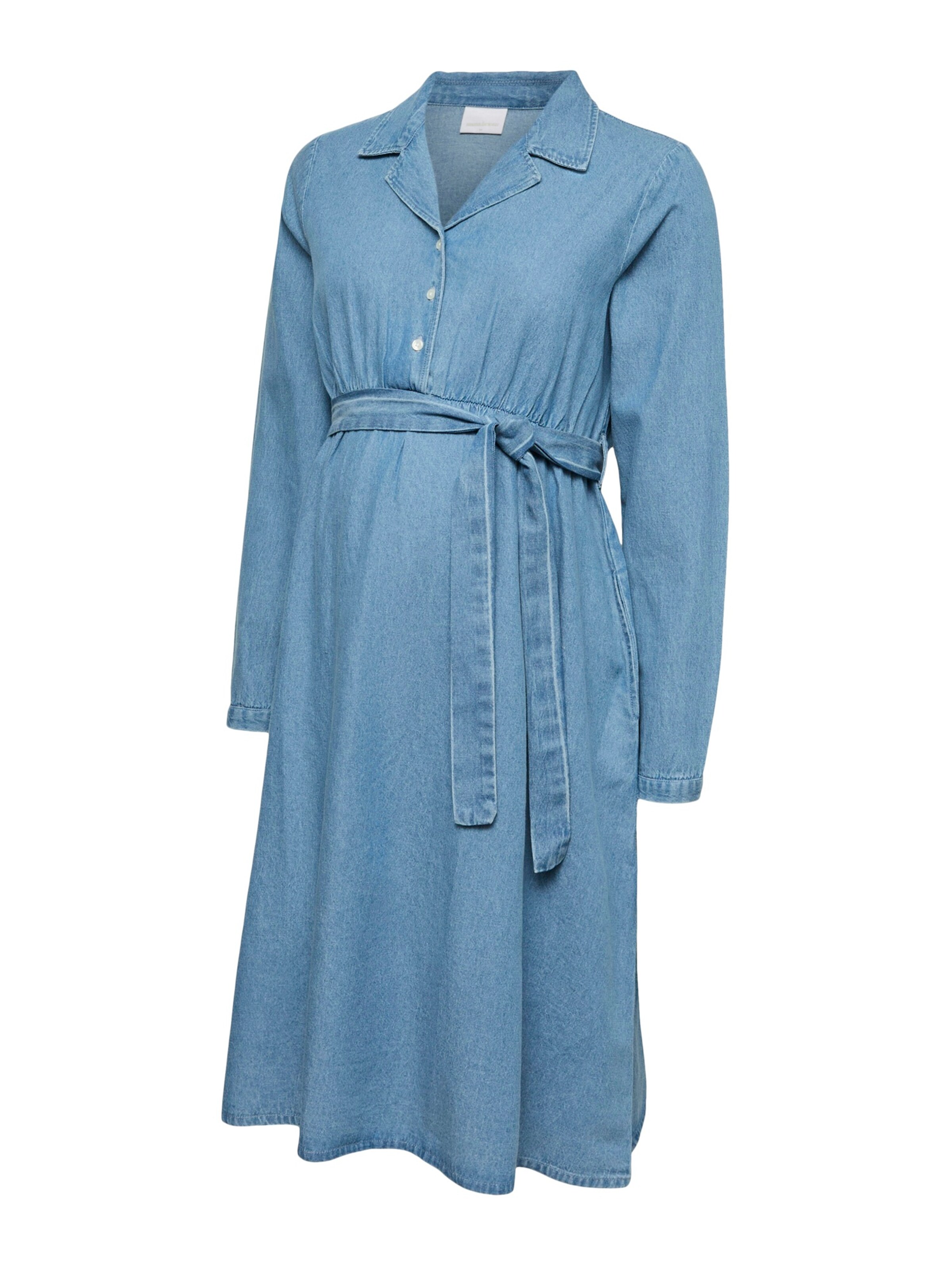 Robe 'MLVALETTA' MAMALICIOUS en bleu : devant