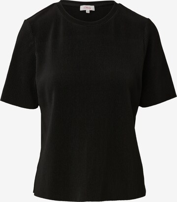 s.Oliver Shirt in Black: front