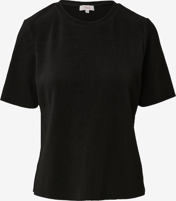 T-shirt s.Oliver en noir : devant