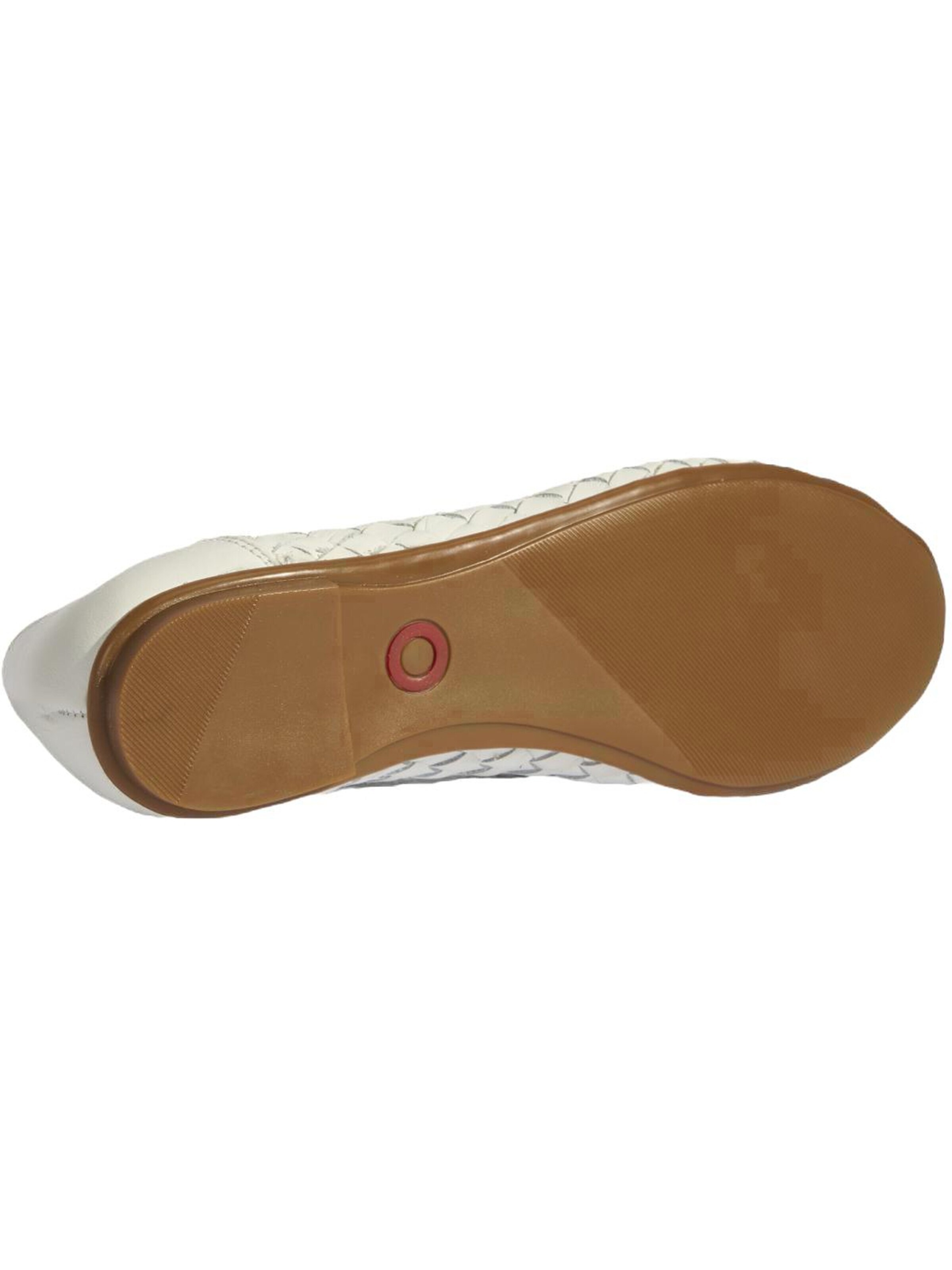 Desa Ballet Flats 'Ballettschuhe' in White