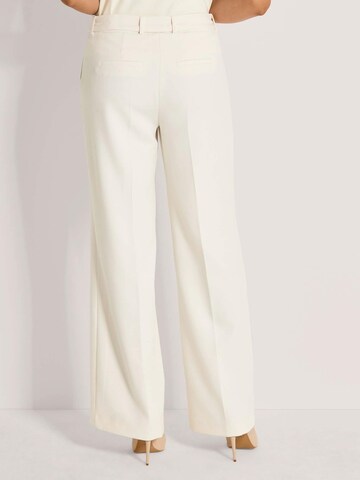 MADELEINE Wide leg Trousers in White