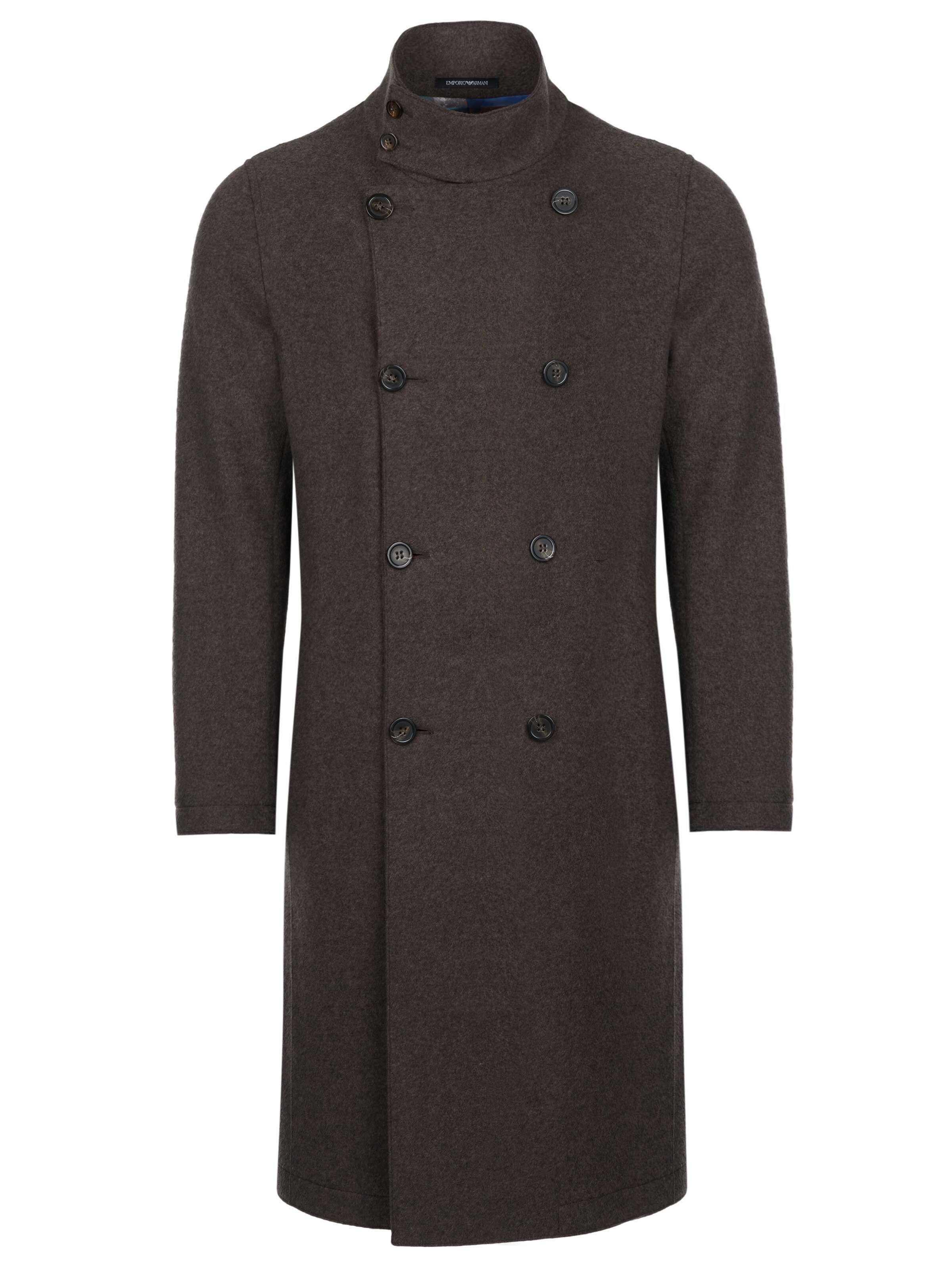 ARMANI Between-Seasons Coat 'Emporio Armani Mantel' in S in Brown, Item view