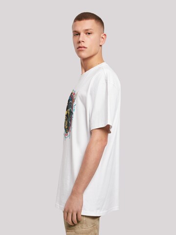 F4NT4STIC Shirt 'DC Comics Aquaman Circular Crest' in White