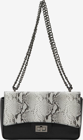 Rankinė ant peties iš faina, spalva – šviesiai pilka / tamsiai pilka / juoda, Prekių apžvalga