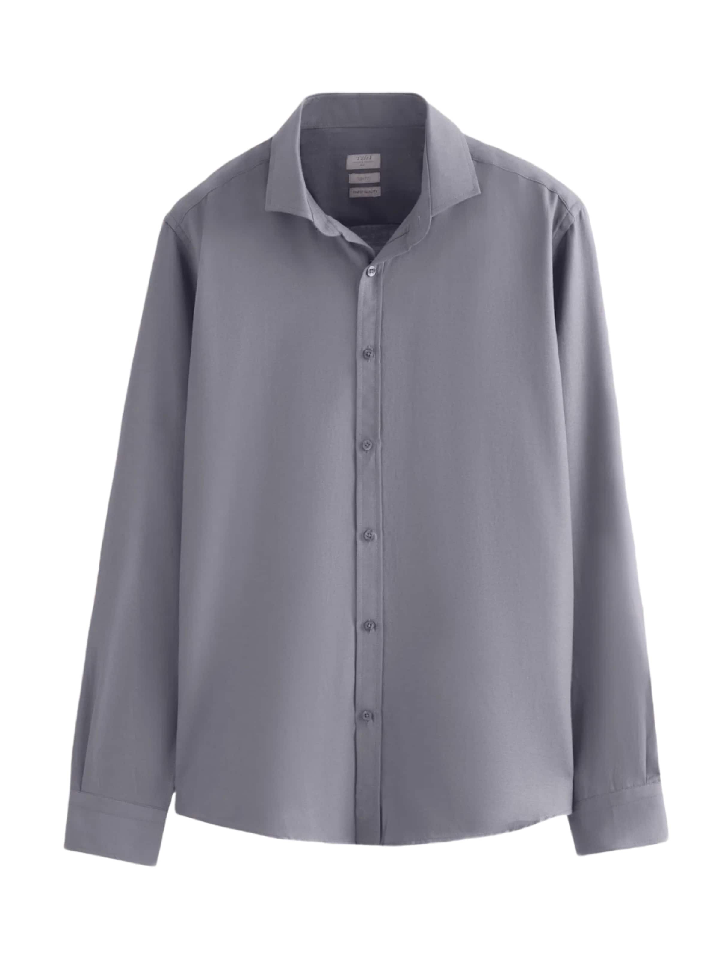 D’S Damat Slim fit Business shirt in Grey