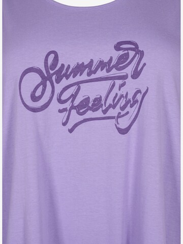 Zizzi Top 'Vmy' in Purple