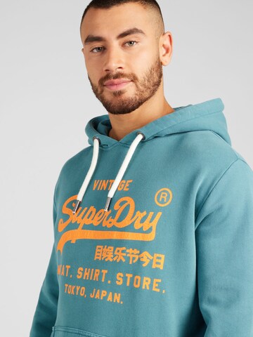 Superdry Sweatshirt 'Vintage' in Blue