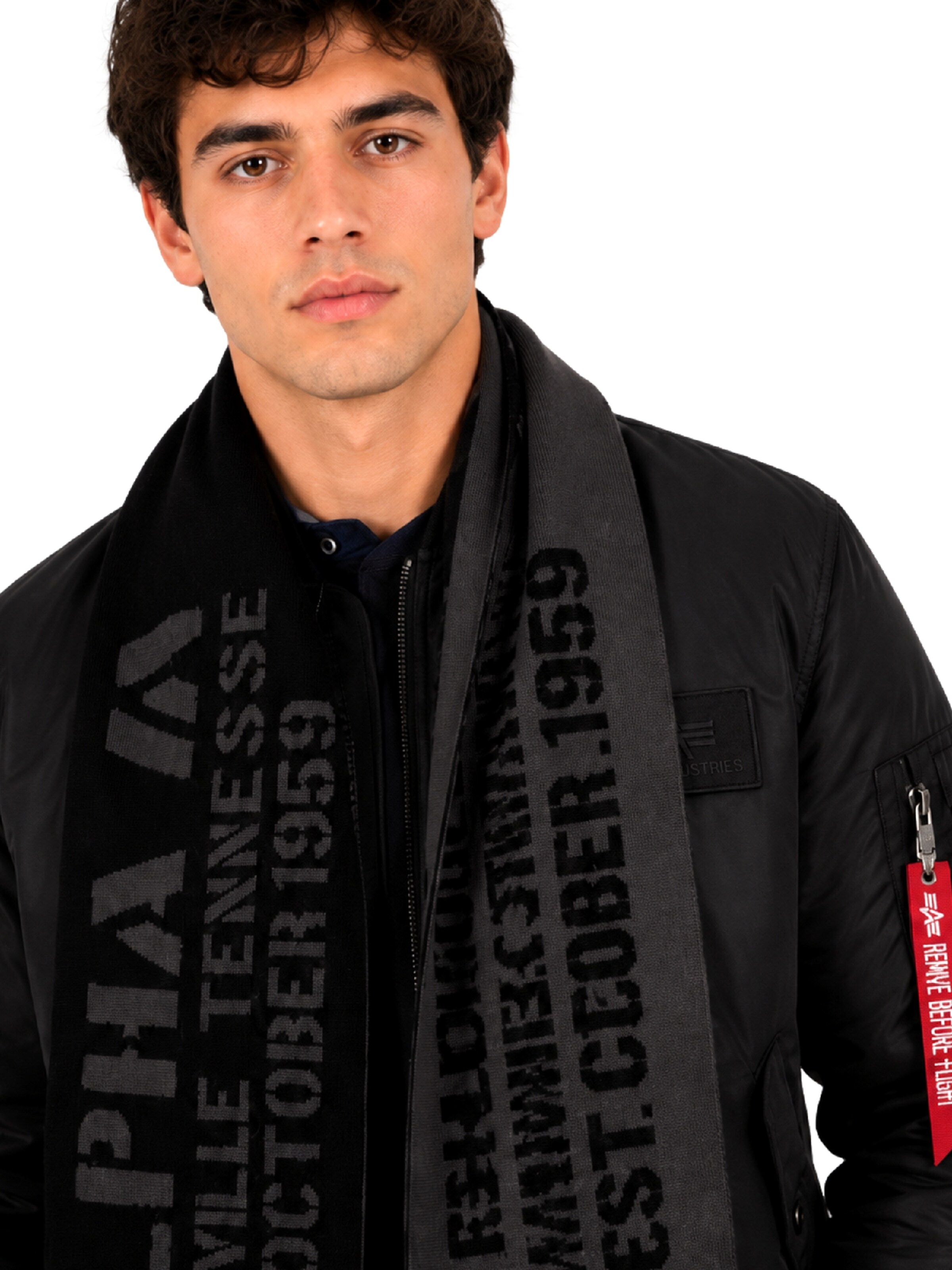 Écharpe ALPHA INDUSTRIES en gris