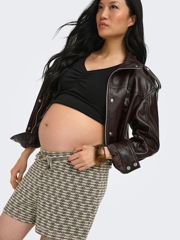 Only Maternity Regular Trousers 'OLMTove' in Green