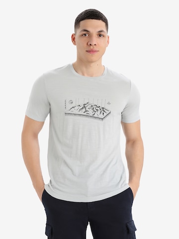 ICEBREAKER Funkčné tričko 'Alps' - biela: predná strana