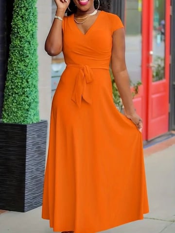 JANE's Šaty – oranžová