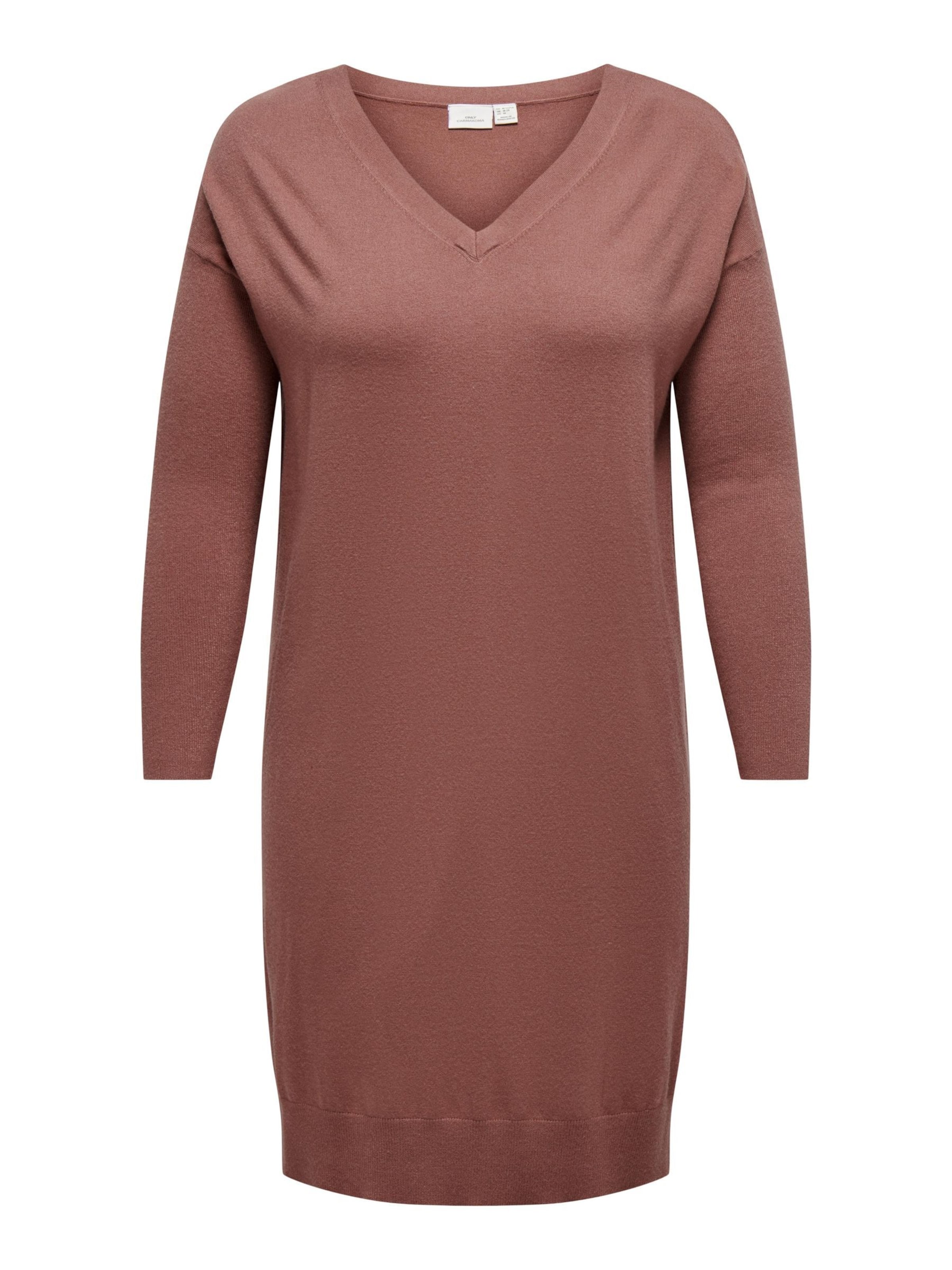 Abito in maglia 'Ibi' di ONLY Carmakoma in rosso: frontale