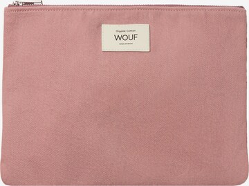 Wouf Cosmetic Bag 'Cotton' in Pink: front