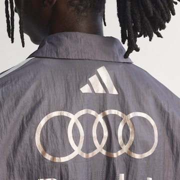 ADIDAS SPORTSWEAR Sportovní bunda 'AU PD' – šedá