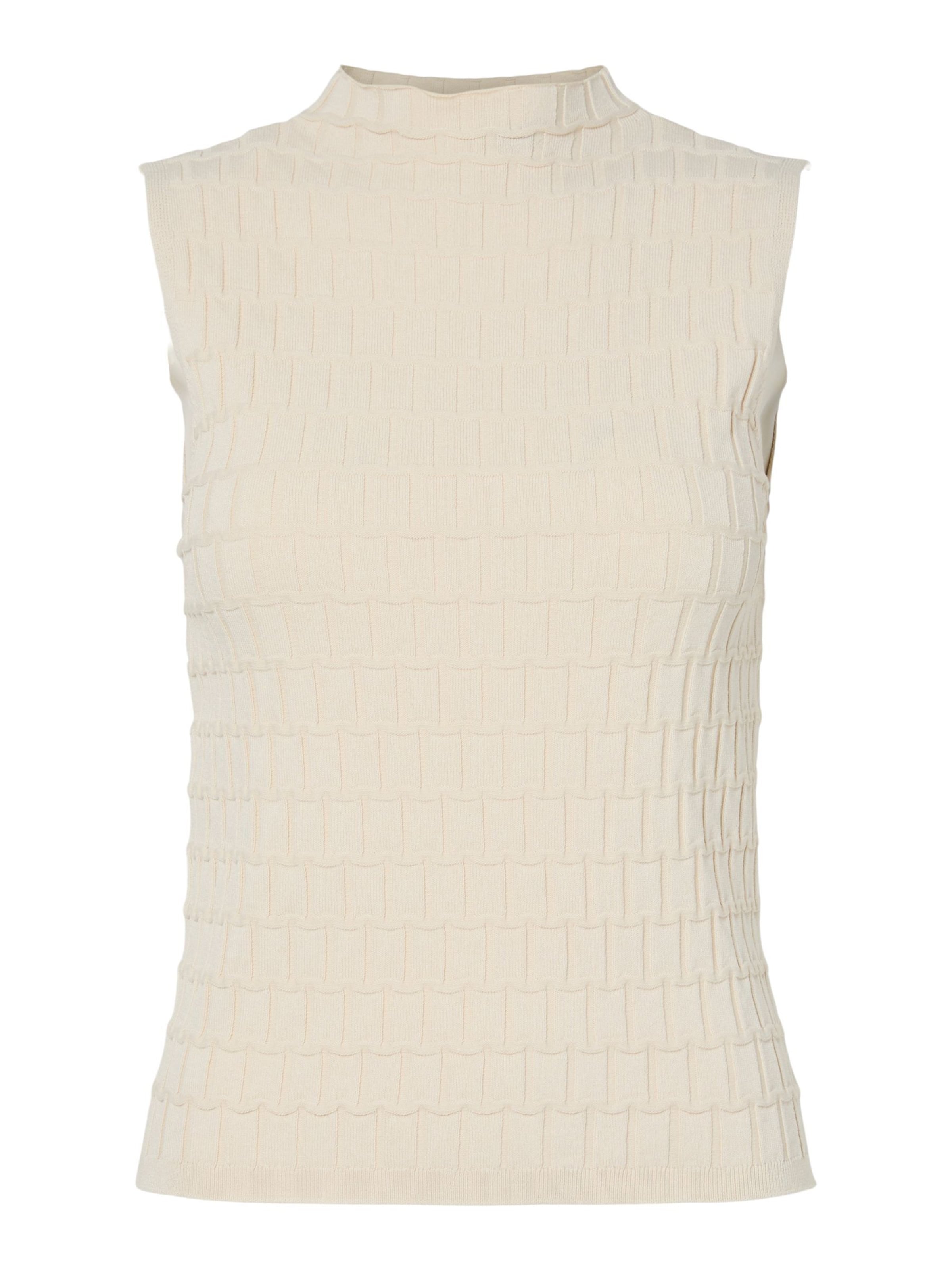 Tops en tricot 'YASTrimay' YAS en gris : devant