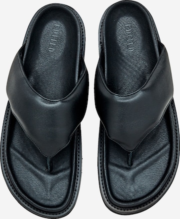 EDITED T-Bar Sandals 'Tiana' in Black