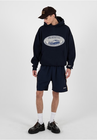 Sweat-shirt Prohibited en bleu
