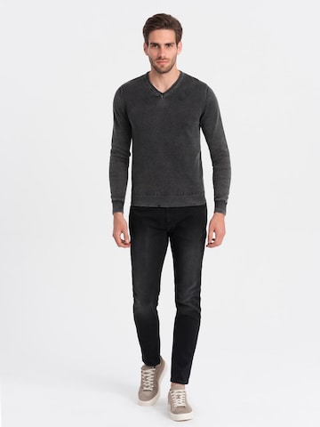 Ombre Pullover 'OM-Swos-0108' in Schwarz