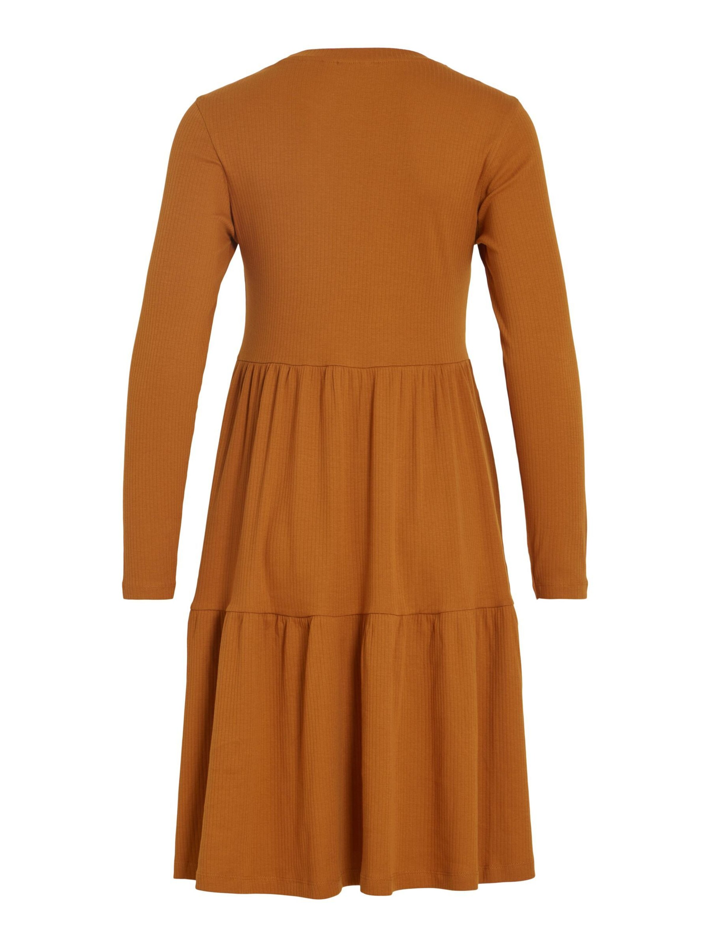 VILA - Vestido en marrón