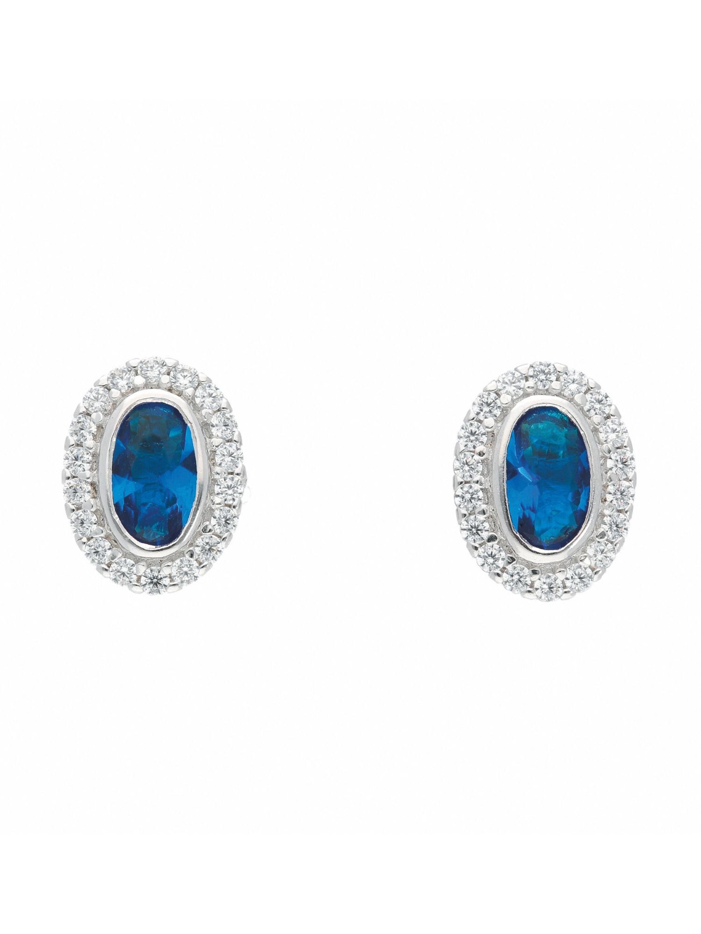 Adelia´s Earrings in Blue: front