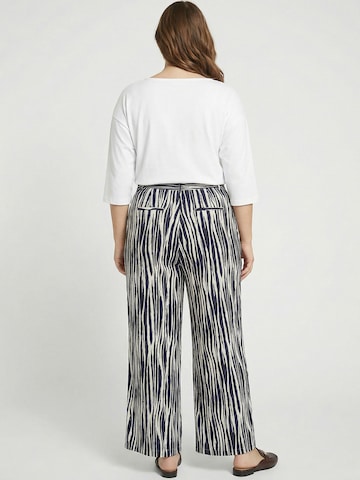 Guido Maria Kretschmer Curvy Wide Leg Hose 'Finja' in Schwarz