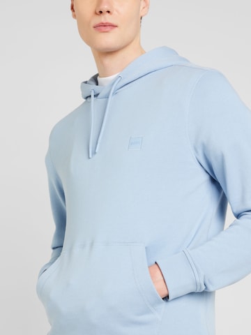 BOSS Sweatshirt 'Wetalk' in Blau