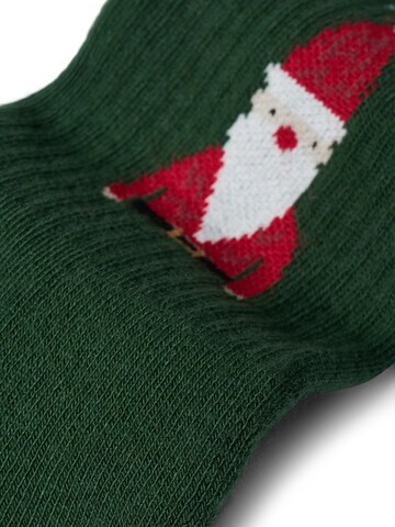 Von Jungfeld Socks 'Tennis Weihnachtsmotive' in Green