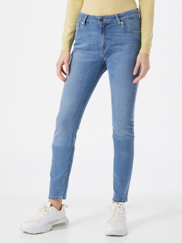 MUD Jeans Skinny Jeansy 'Hazen' w kolorze niebieski: przód