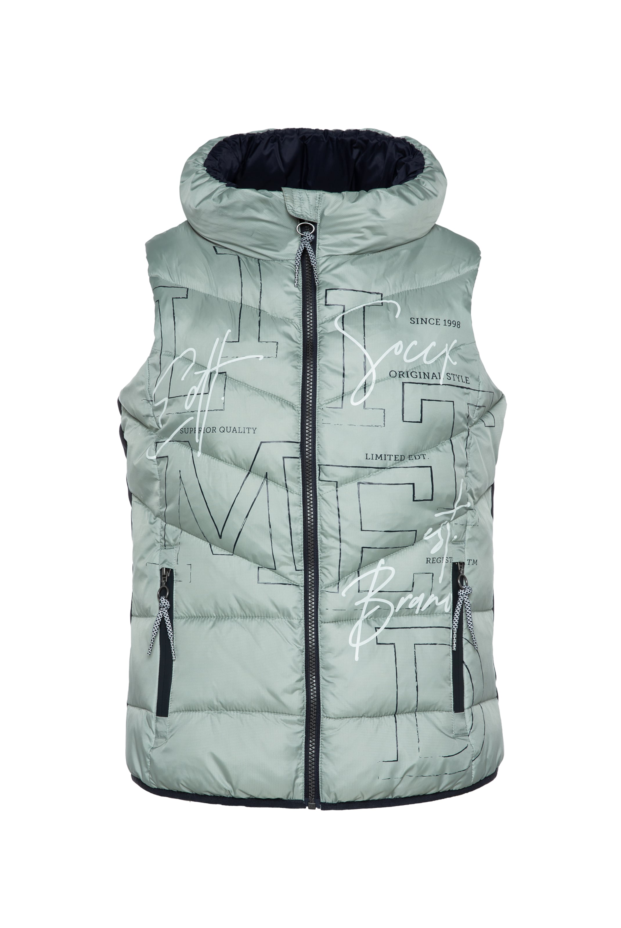 Soccx Vest in Blue: front