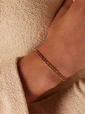 Lucardi Bracelet 'Glitzerndes Basic' in Gold: front