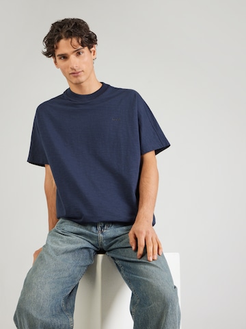 BOSS Orange Shirt in Blue: front