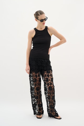 InWear Wide leg Broek 'KyotoI' in Zwart