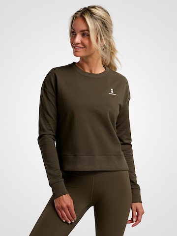 nordicdots Athletic Sweatshirt in Green: front