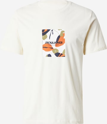 T-Shirt JACK & JONES en blanc : devant