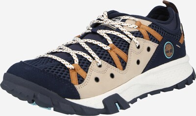 TIMBERLAND Zemie brīvā laika apavi 'Garrison', krāsa - tumši zils / gaiši brūns / pūderis, Preces skats