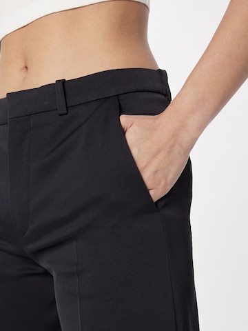 DRYKORN - Pierna ancha Pantalón 'Desk' en negro