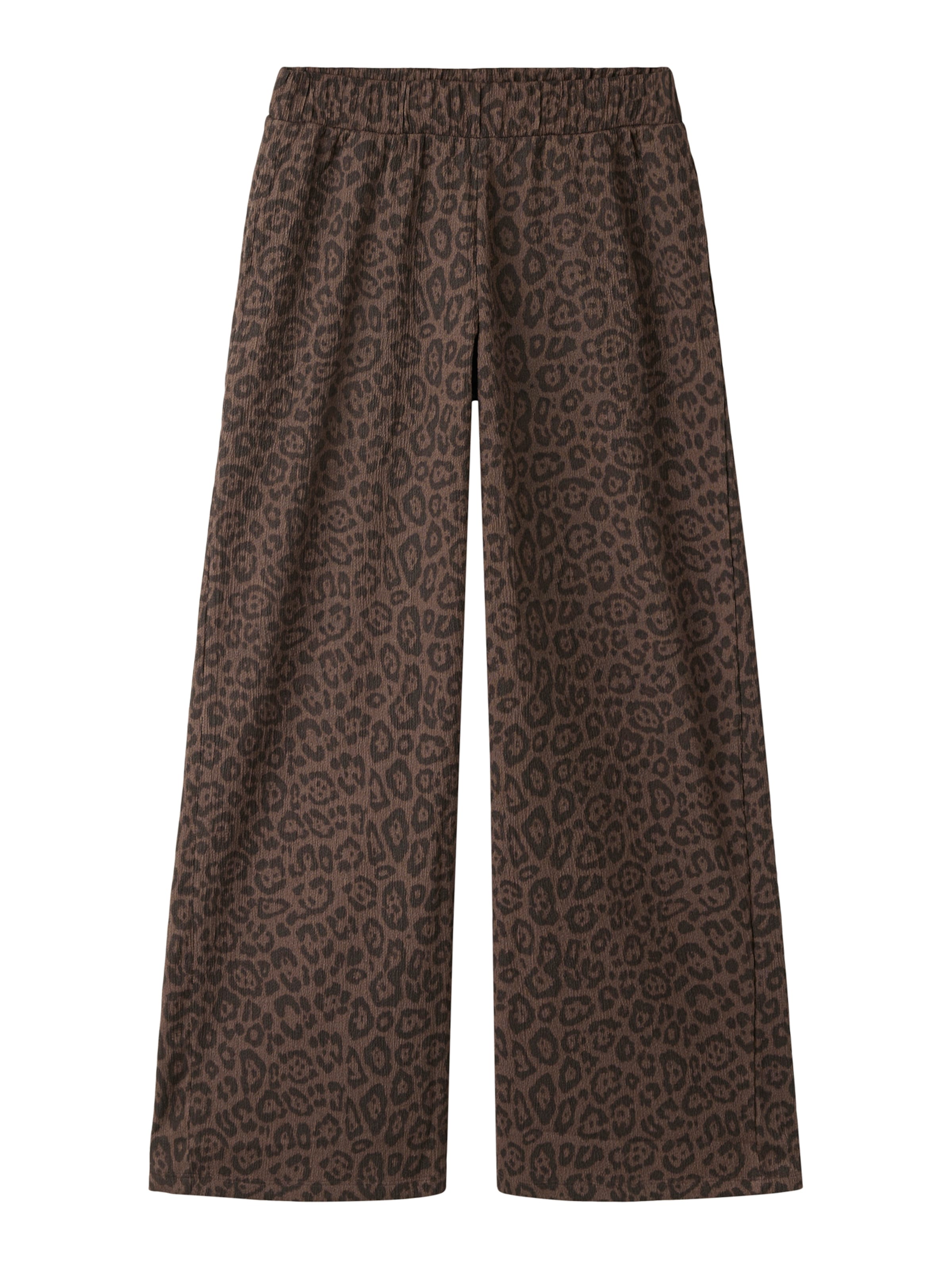 NAME IT - Pierna ancha Pantalón 'NKFLINNA' en marrón: frente