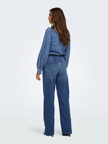 ONLY - Blusa 'ONLELLIE' en azul