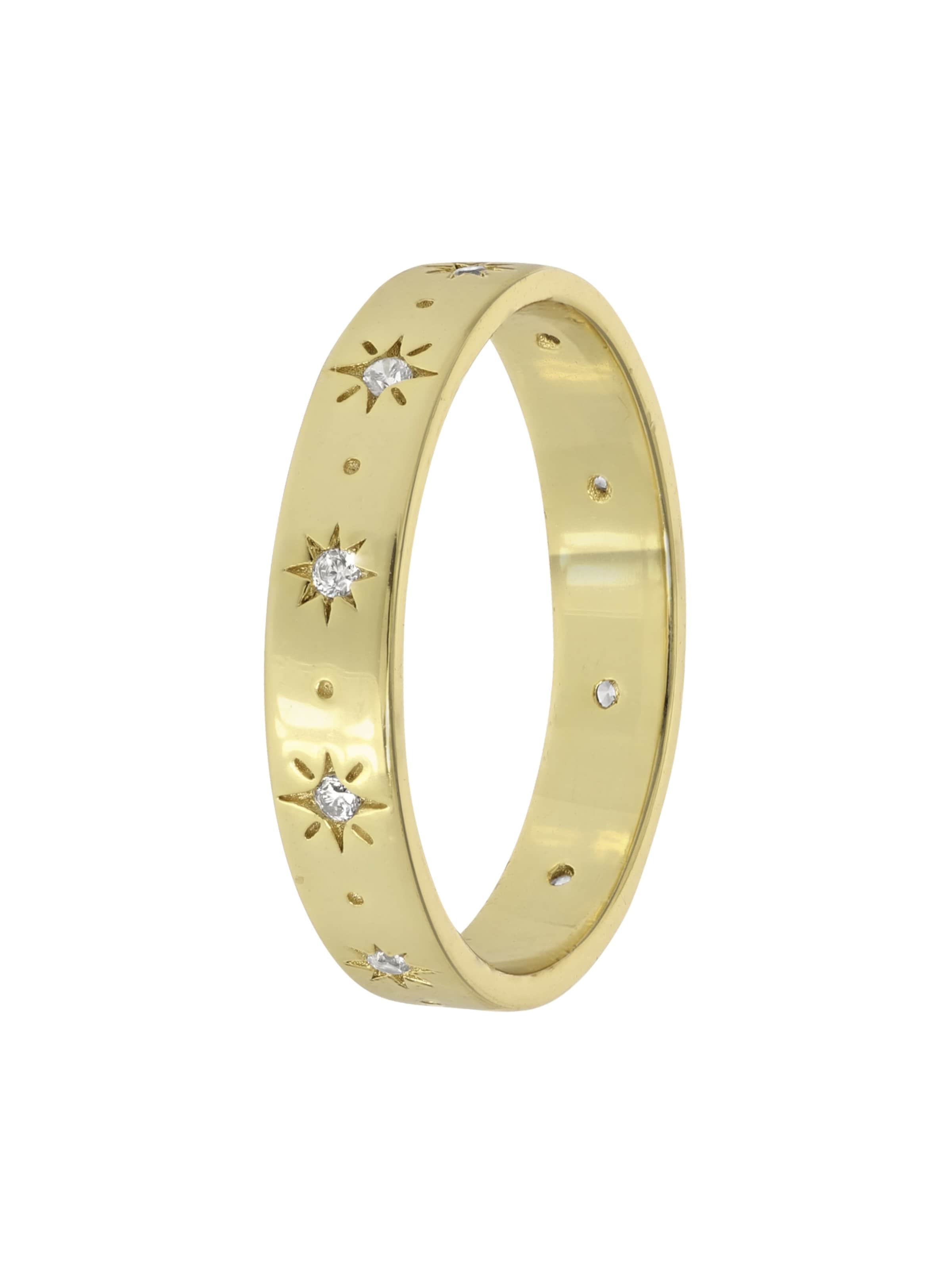 Lucardi Ring in Gold: front