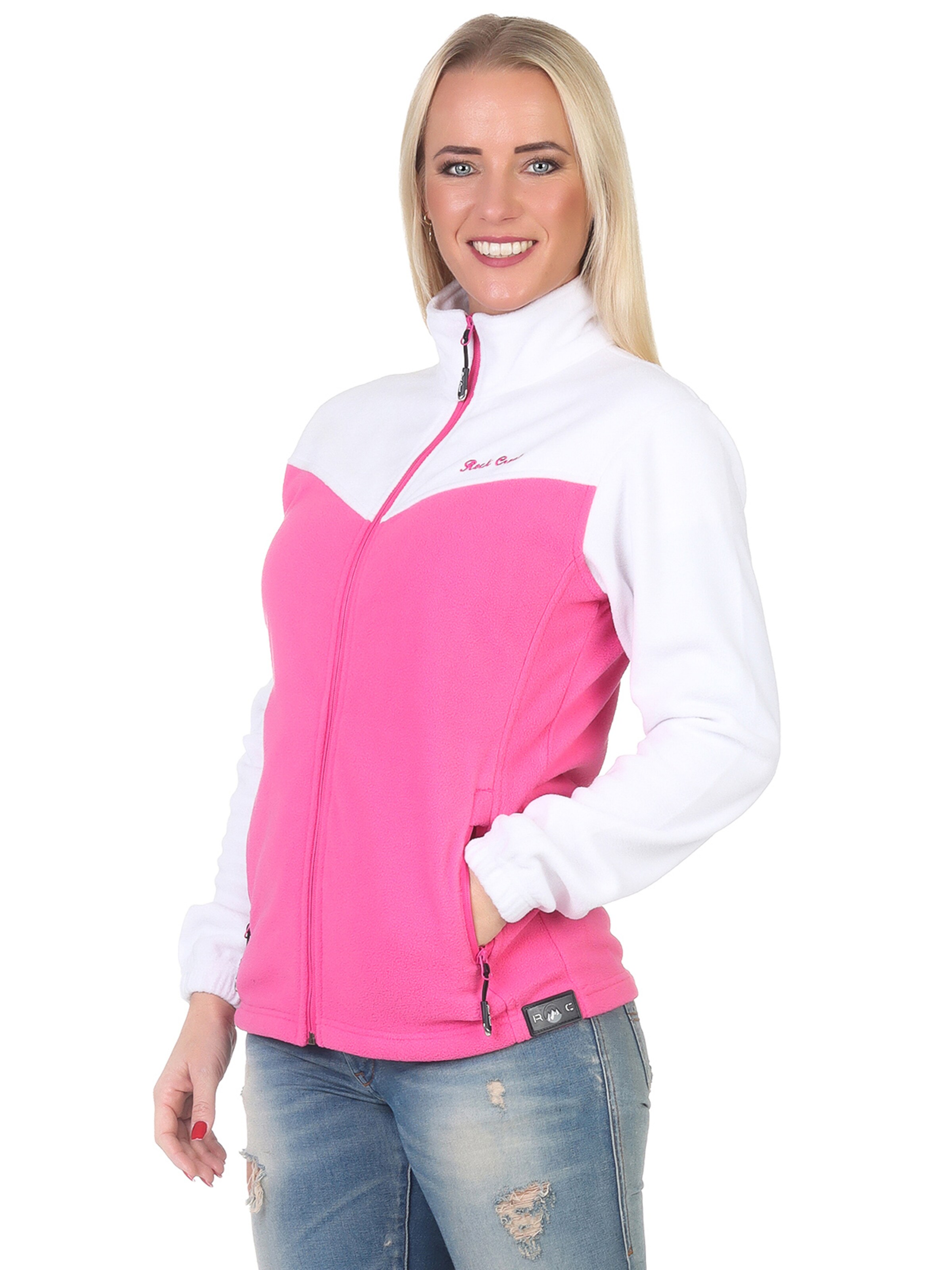 Rock Creek Fleecejacke in Pink: Vorderseite