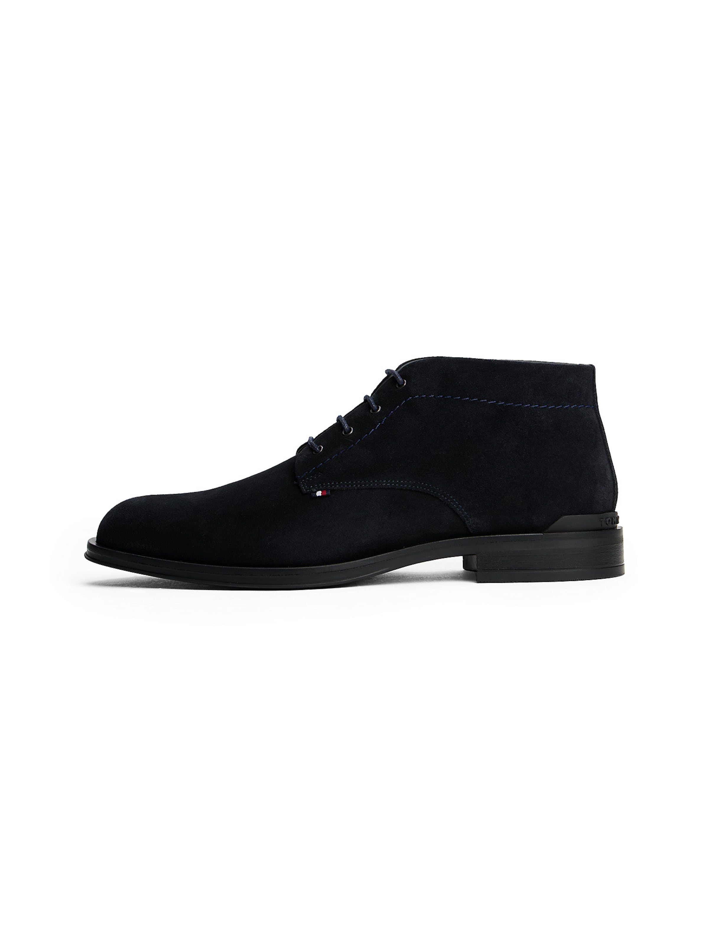 TOMMY HILFIGER Lace-up boot in Black: front