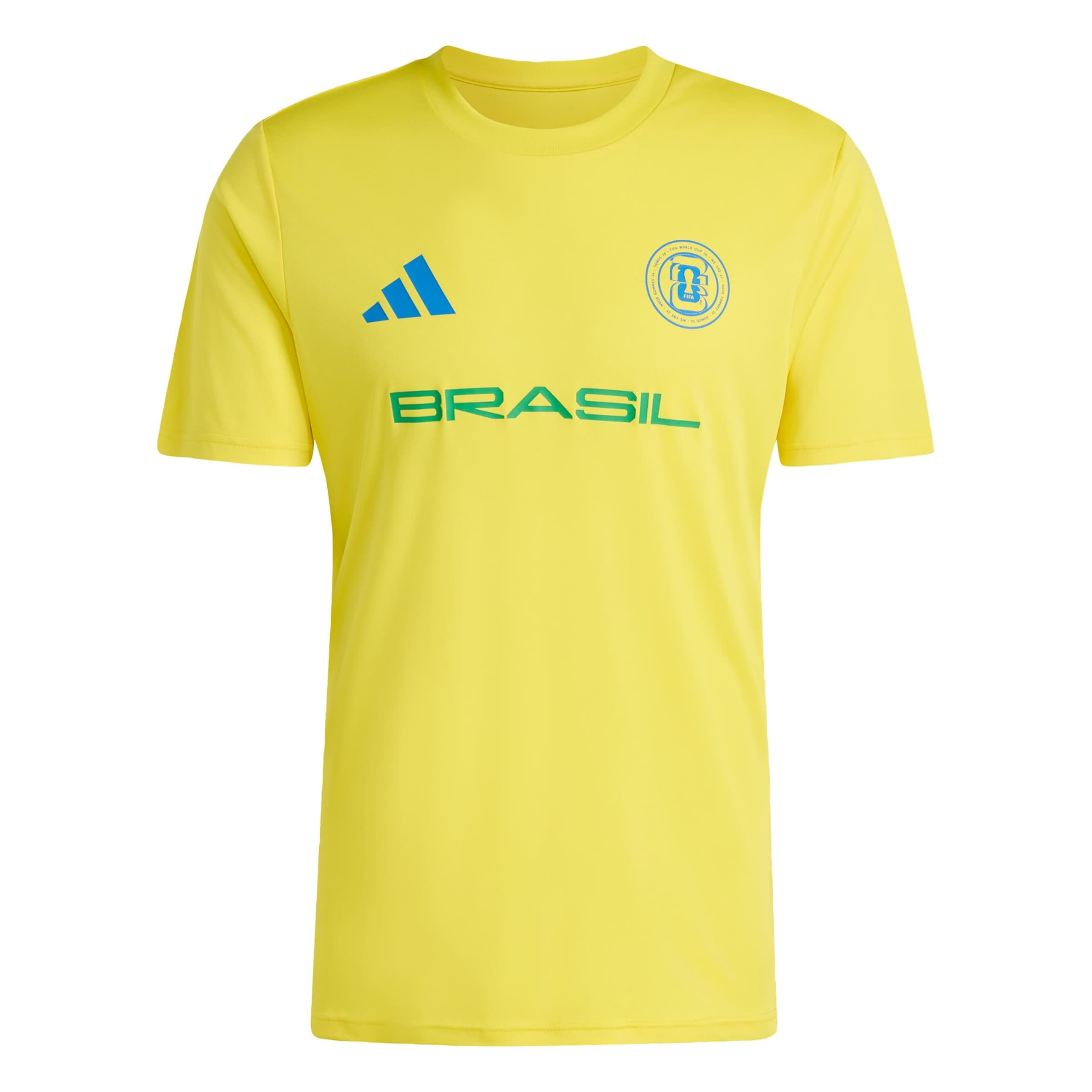 ADIDAS PERFORMANCE - Camiseta de fútbol 'FIFA Fussball-Weltmeisterschaft 26™ Brasilien' en amarillo: frente