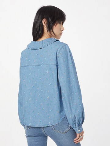 Monki - Blusa em azul