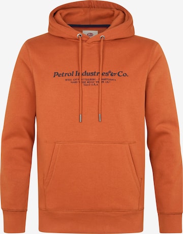 Petrol Industries Sweatshirt in Oranje: voorkant