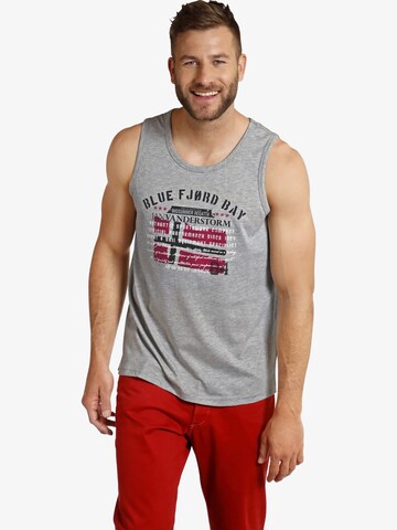 T-Shirt 'Olof' Jan Vanderstorm en gris : devant