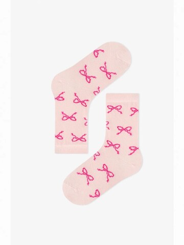 Penti Sokken 'PENTI Mädchen Snailmail Cuties Paar Socken mit Schleifenmuster' in Gemengde kleuren